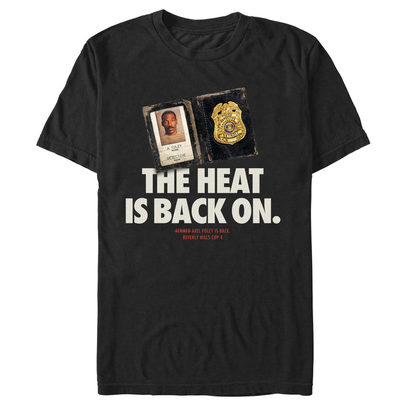 Men's Beverly Hills Cop: Axel F The Heat Is Back On T-Shirt