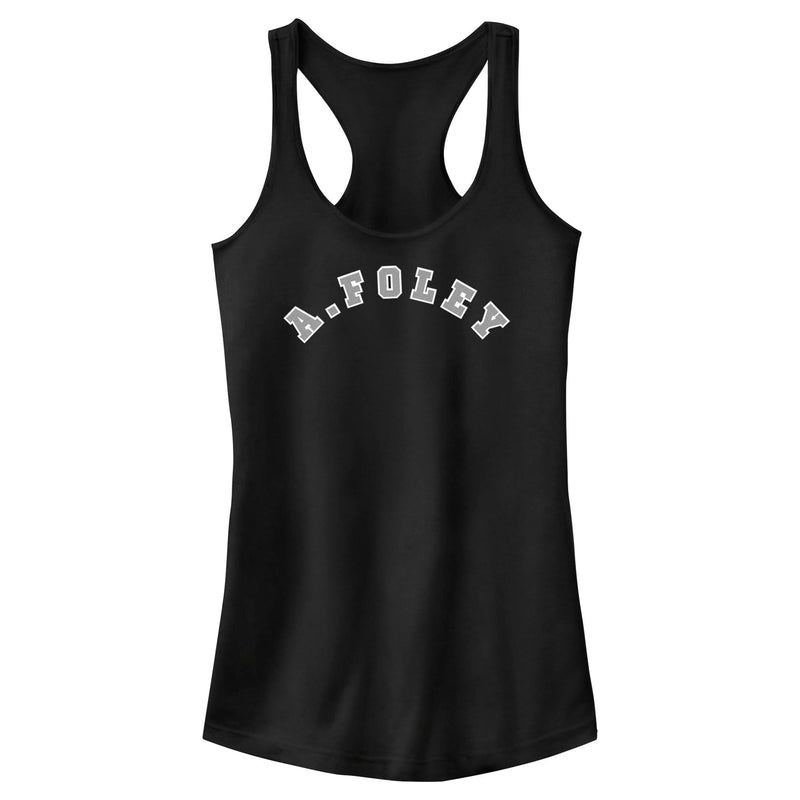 Junior's Beverly Hills Cop: Axel F Varsity Logo Racerback Tank Top