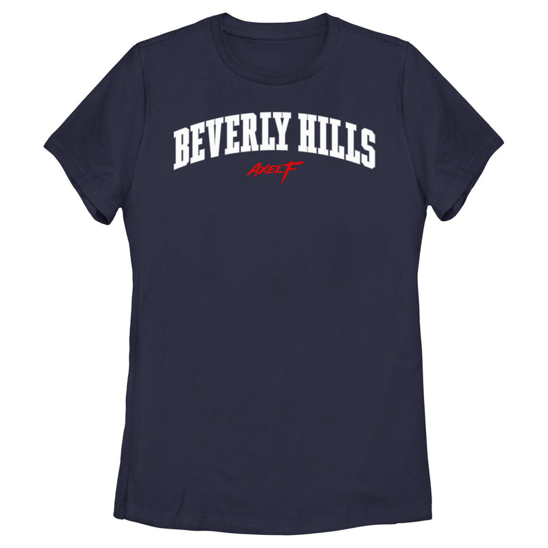 Women's Beverly Hills Cop: Axel F Classic White Logo T-Shirt