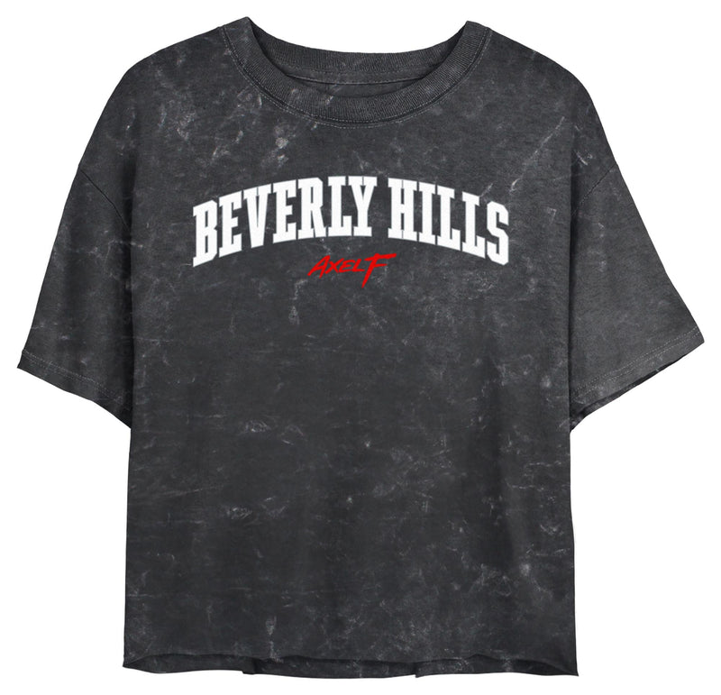 Junior's Beverly Hills Cop: Axel F Classic Bold White Logo T-Shirt