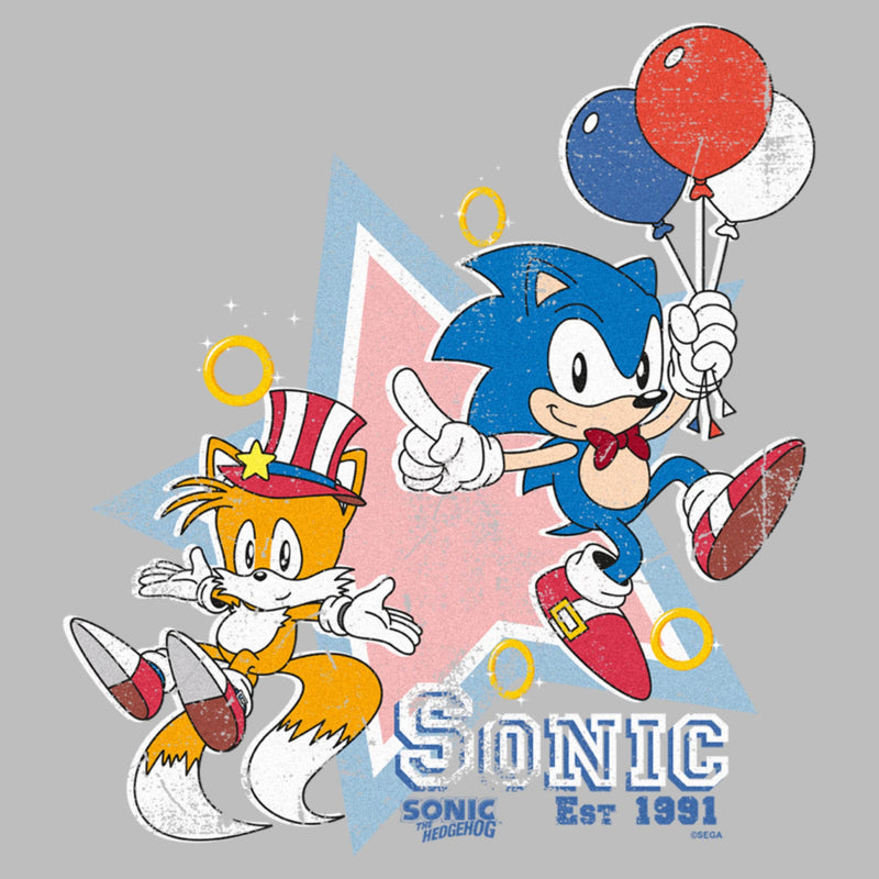 Men's Sonic the Hedgehog Friends Est 1991 T-Shirt