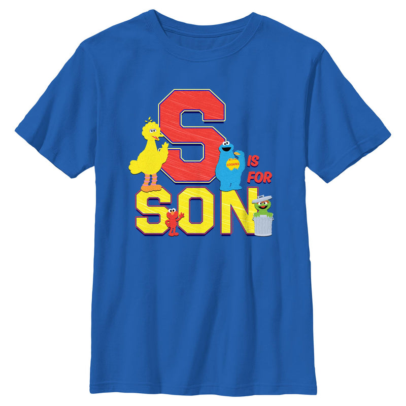 Boy's Sesame Street S Is for Son T-Shirt