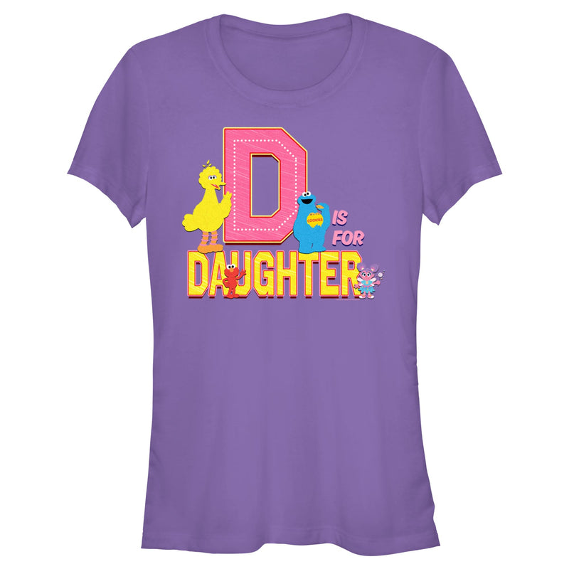 Junior's Sesame Street D Is for Daughter T-Shirt