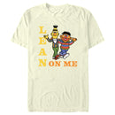 Men's Sesame Street Bert and Ernie Lean On Me T-Shirt