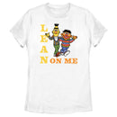 Women's Sesame Street Bert and Ernie Lean On Me T-Shirt