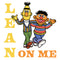 Women's Sesame Street Bert and Ernie Lean On Me T-Shirt