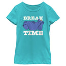 Girl's Sesame Street Cookie Monster Break Time T-Shirt