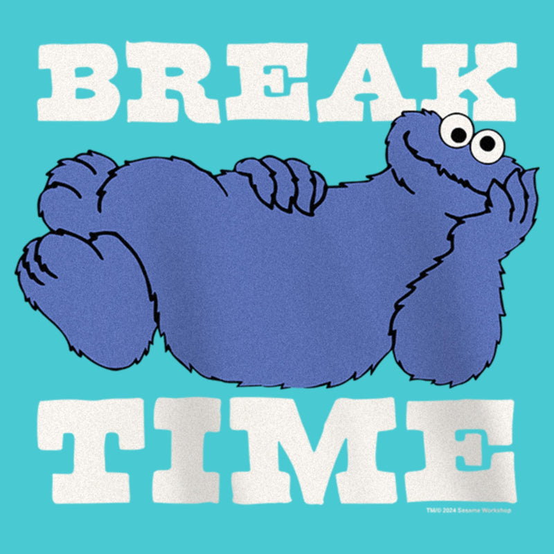 Girl's Sesame Street Cookie Monster Break Time T-Shirt