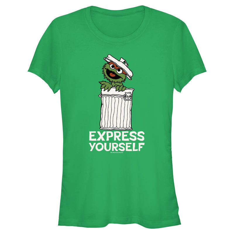 Junior's Sesame Street Oscar the Grouch Express Yourself T-Shirt