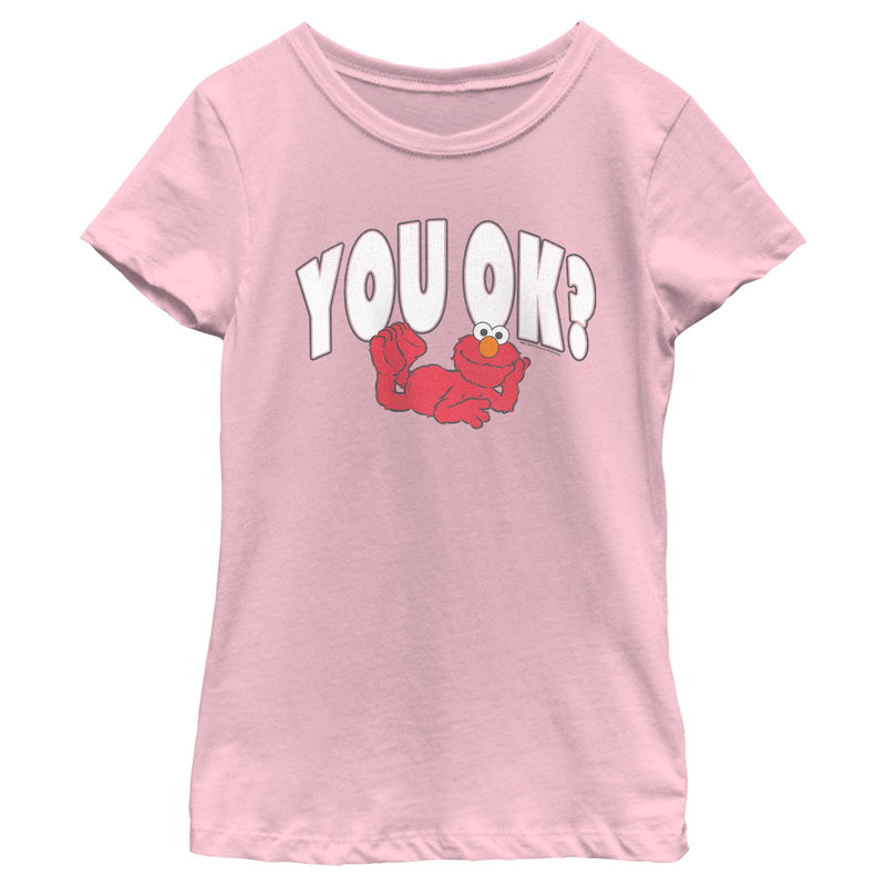 Girl's Sesame Street Elmo You Ok? T-Shirt