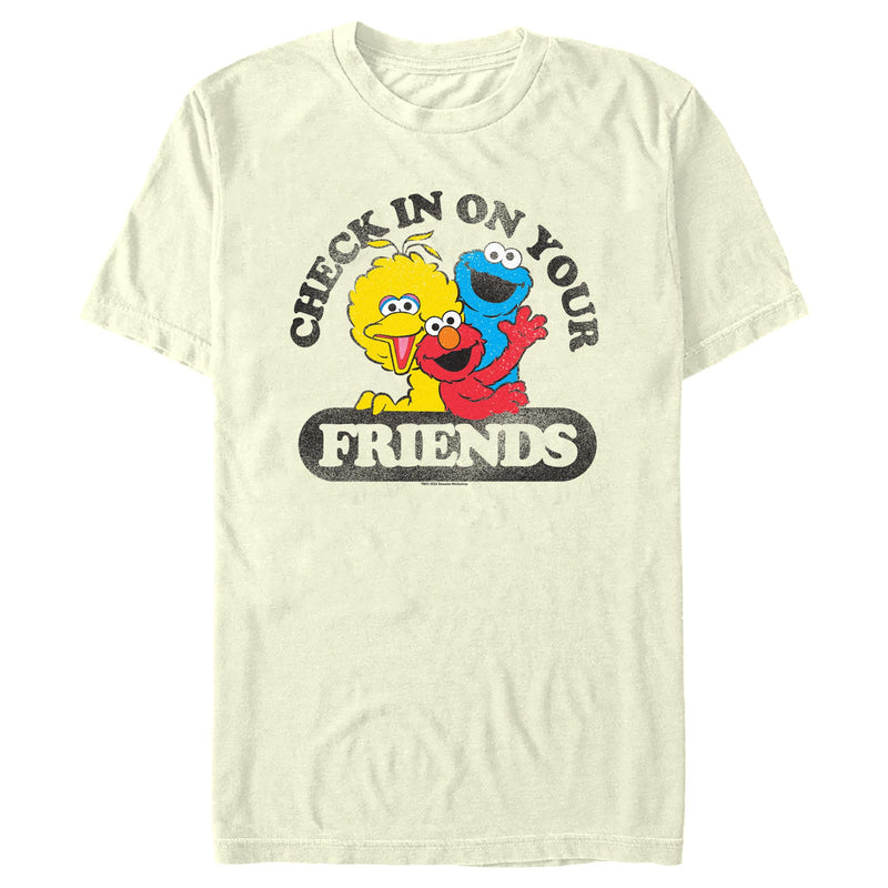 Men's Sesame Street Checking In on Friends T-Shirt