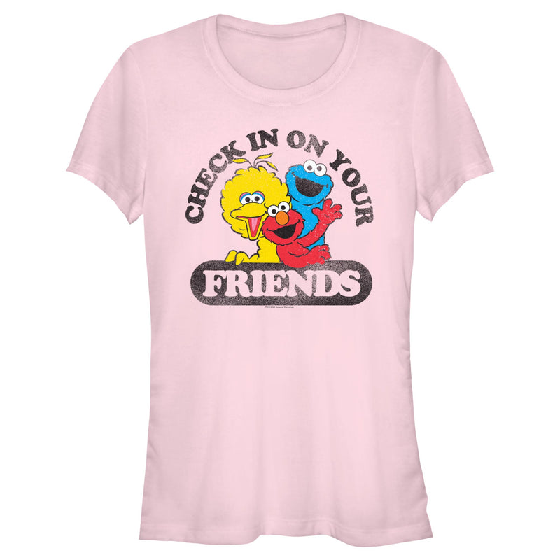 Junior's Sesame Street Checking In on Friends T-Shirt