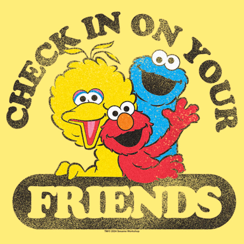 Junior's Sesame Street Checking In on Friends Racerback Tank Top