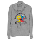 Junior's Sesame Street Checking In on Friends Cowl Neck Sweatshirt