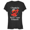 Junior's Sesame Street Elmo Check In With Your Friends T-Shirt