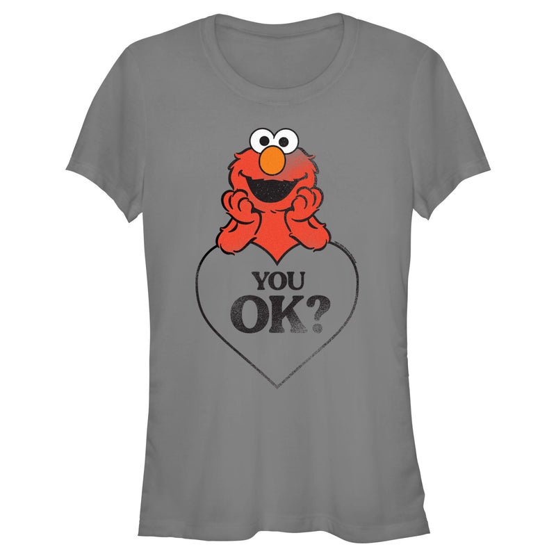 Junior's Sesame Street Elmo Heart T-Shirt