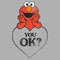 Boy's Sesame Street Elmo Heart T-Shirt