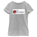 Girl's Sesame Street Elmo Checking In Social Media T-Shirt