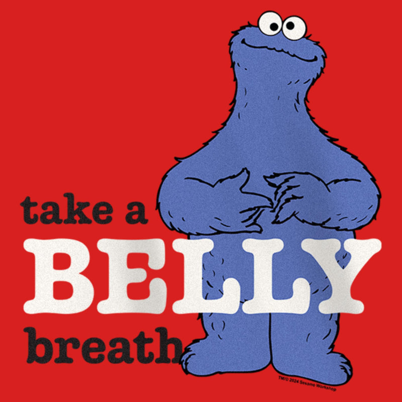 Girl's Sesame Street Take a Belly Breath T-Shirt