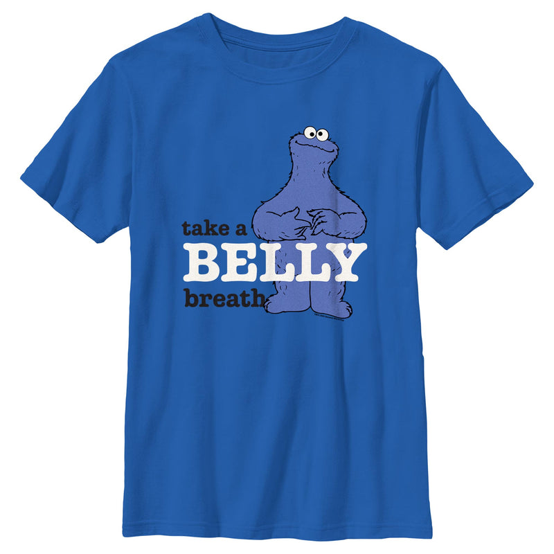 Boy's Sesame Street Take a Belly Breath T-Shirt