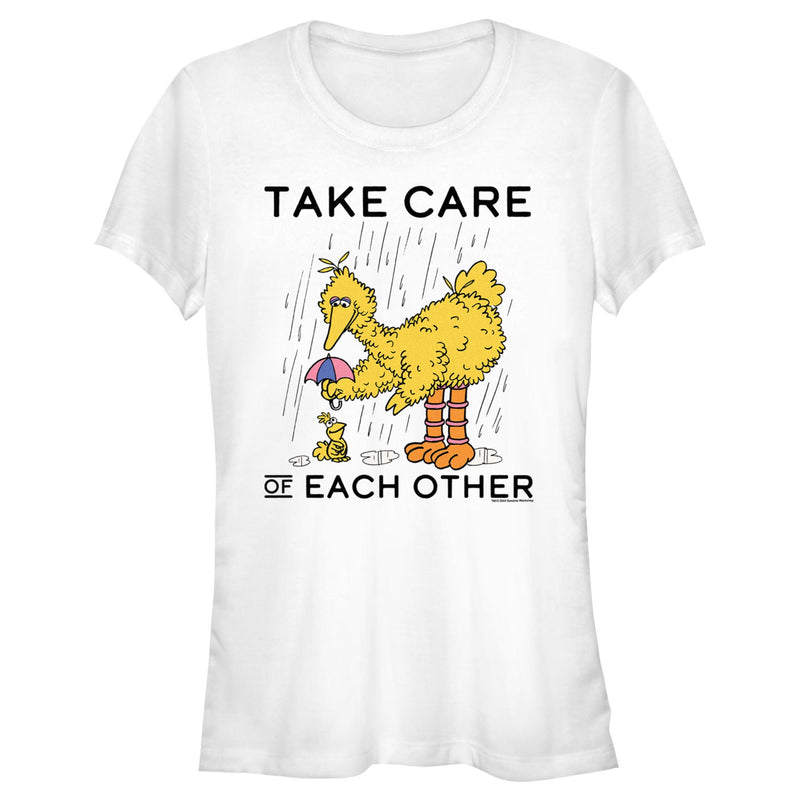 Junior's Sesame Street Take Care of Each Other T-Shirt