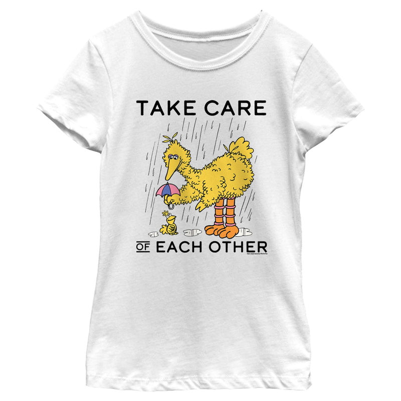 Girl's Sesame Street Take Care of Each Other T-Shirt