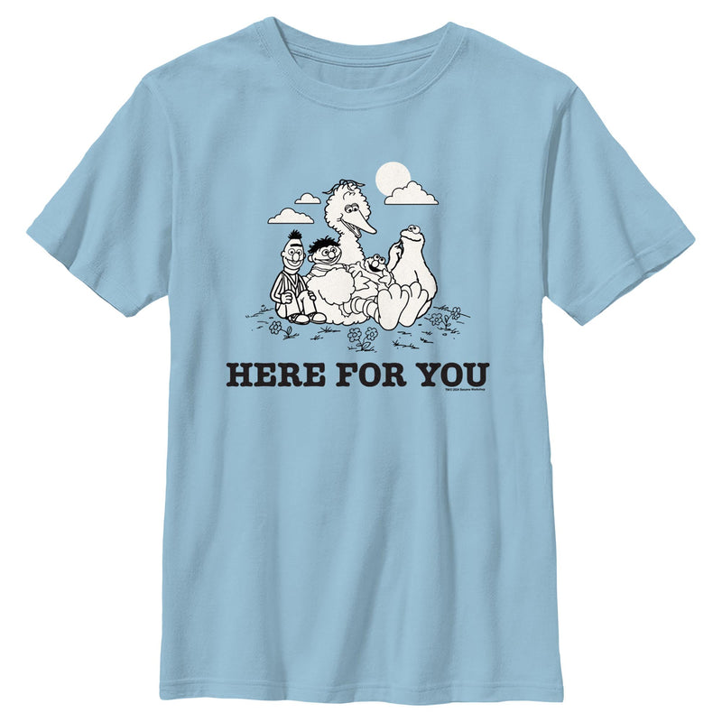 Boy's Sesame Street Here For You T-Shirt