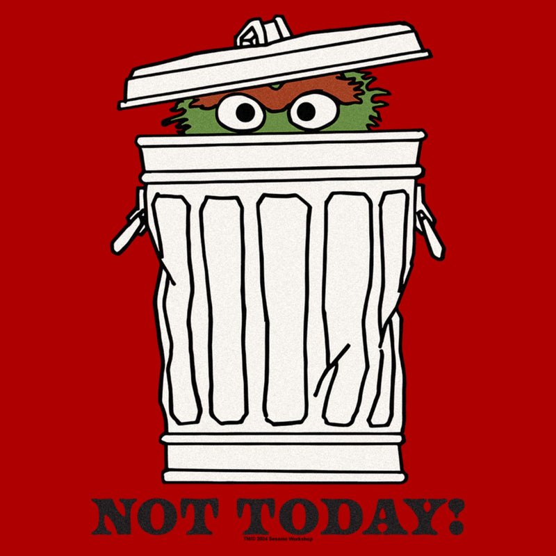 Men's Sesame Street Oscar the Grouch Not Today T-Shirt