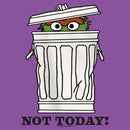 Girl's Sesame Street Oscar the Grouch Not Today T-Shirt