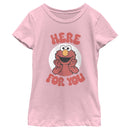 Girl's Sesame Street Elmo Here For You T-Shirt