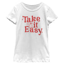 Girl's Sesame Street Elmo Take It Easy T-Shirt