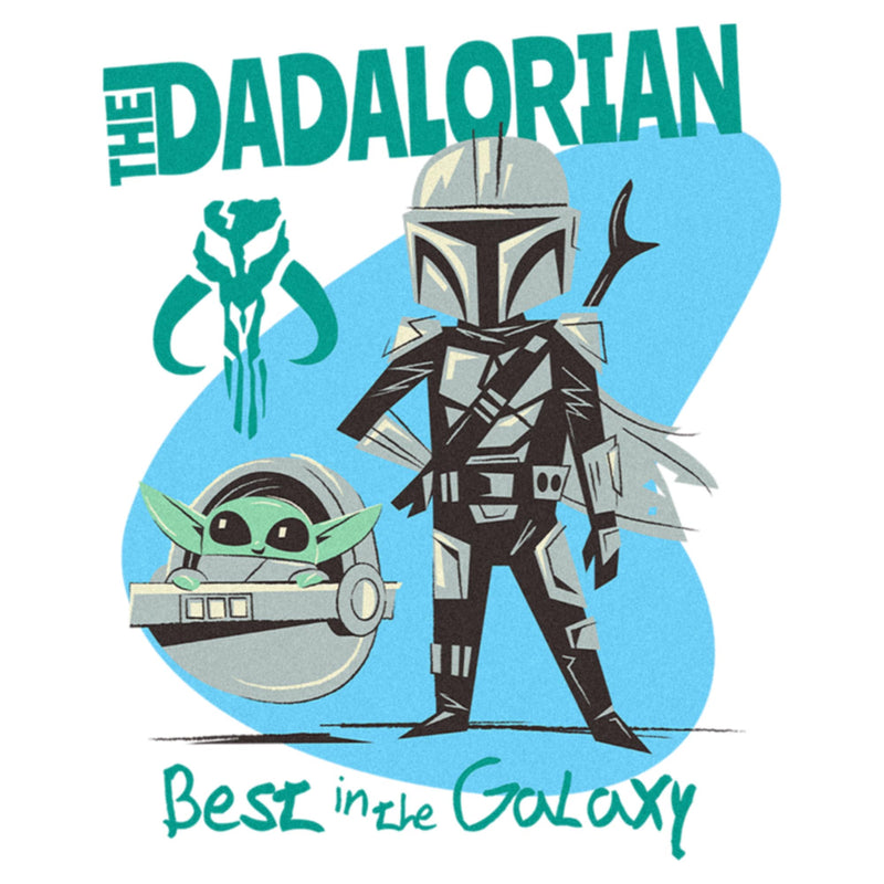 Women's Star Wars: The Mandalorian Best in the Galaxy Dadalorian T-Shirt