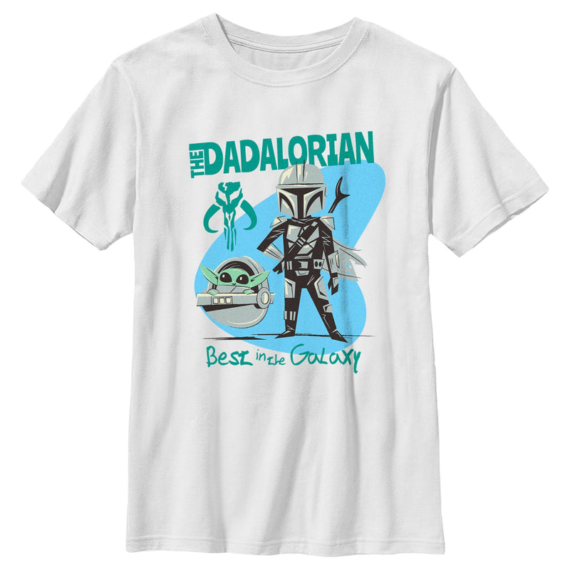 Boy's Star Wars: The Mandalorian Best in the Galaxy Dadalorian T-Shirt