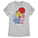 Women's Looney Tunes Tweety Be Fearless T-Shirt