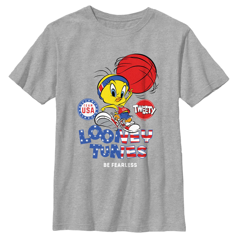 Boy's Looney Tunes Tweety Be Fearless T-Shirt