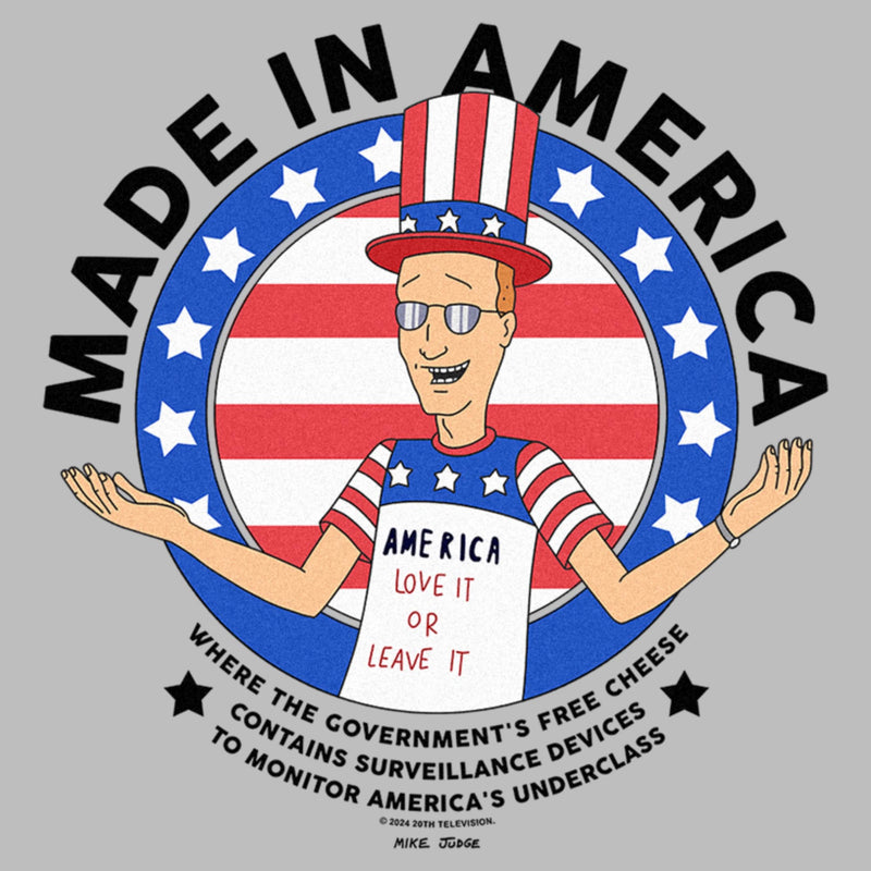 Men's King of the Hill Dale Gribble Made in America T-Shirt