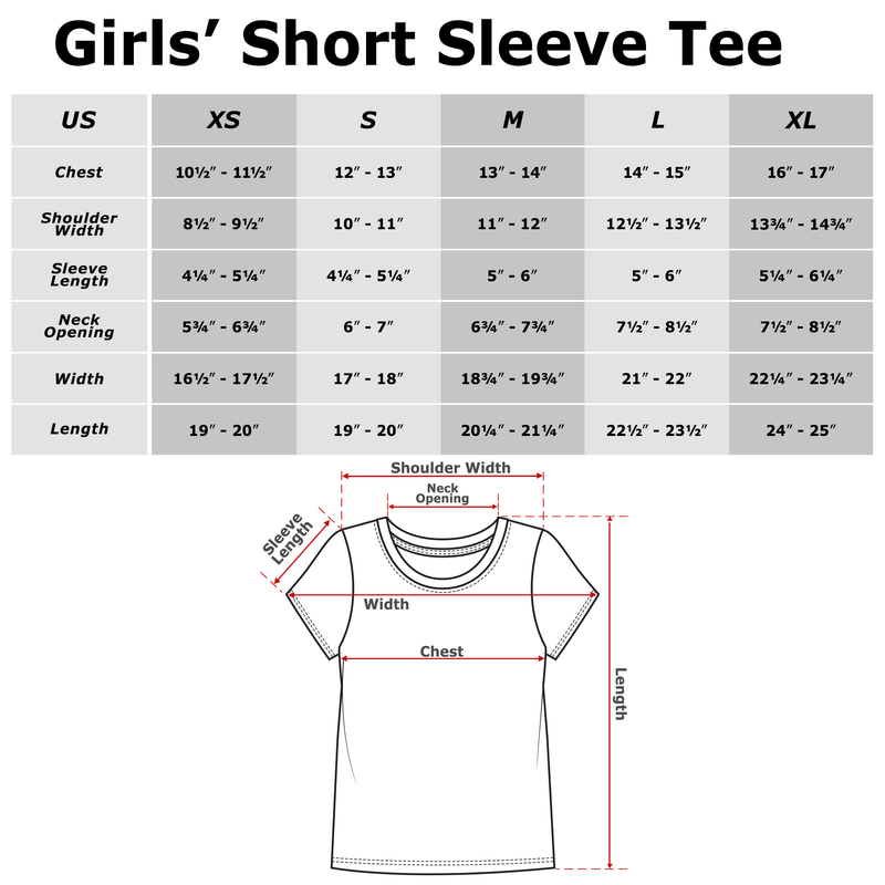 Girl's Fender Triple Fret Logo T-Shirt