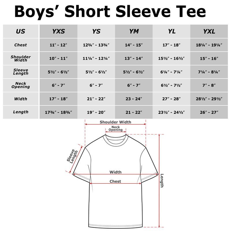 Boy's Ridley Jones Eyes Team Characteristics T-Shirt