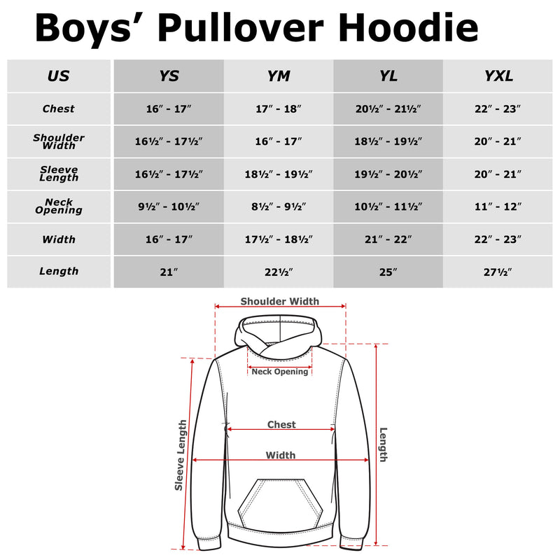 Boy's Pokemon Halloween Pikachu Magic Wand Pull Over Hoodie