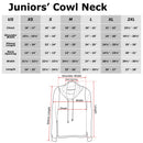 Junior's Star Wars Retro Luke Skywalker Silhouette Cowl Neck Sweatshirt