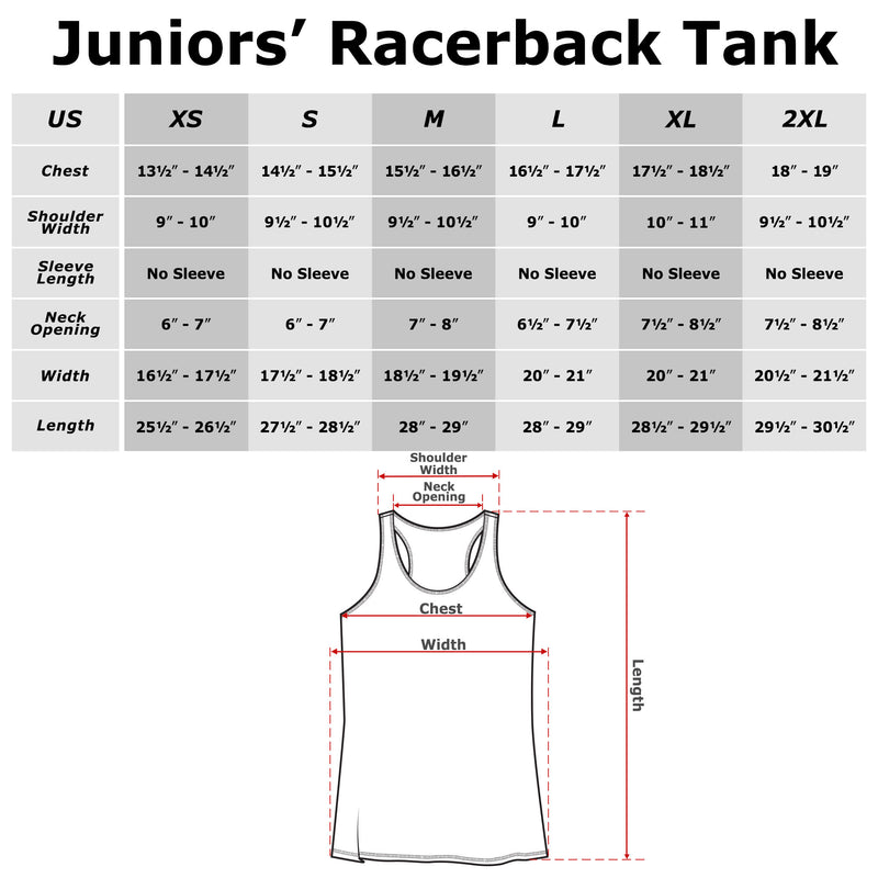 Junior's Lost Gods American Pines Flag Racerback Tank Top