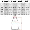 Junior's Lilo & Stitch Halftone Smile Racerback Tank Top