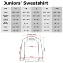 Junior's Mickey & Friends Donald Duck Faces Sweatshirt