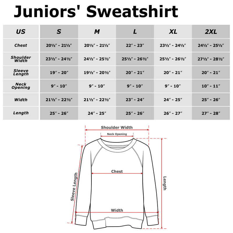 Junior's Mean Girls Beware of the Plastics Sweatshirt