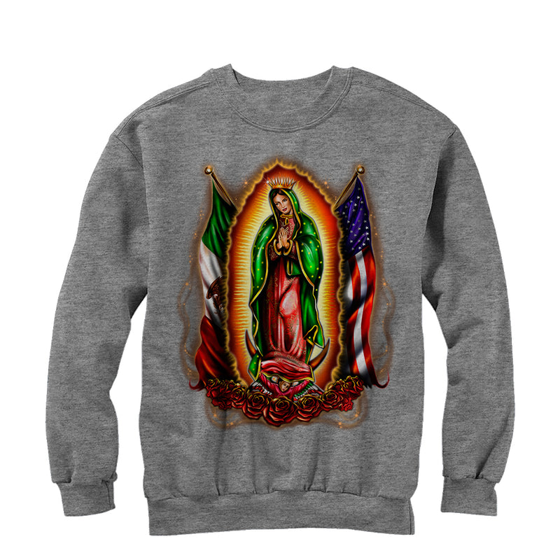 Men's Aztlan Our Lady of Guadalupe Sweatshirt