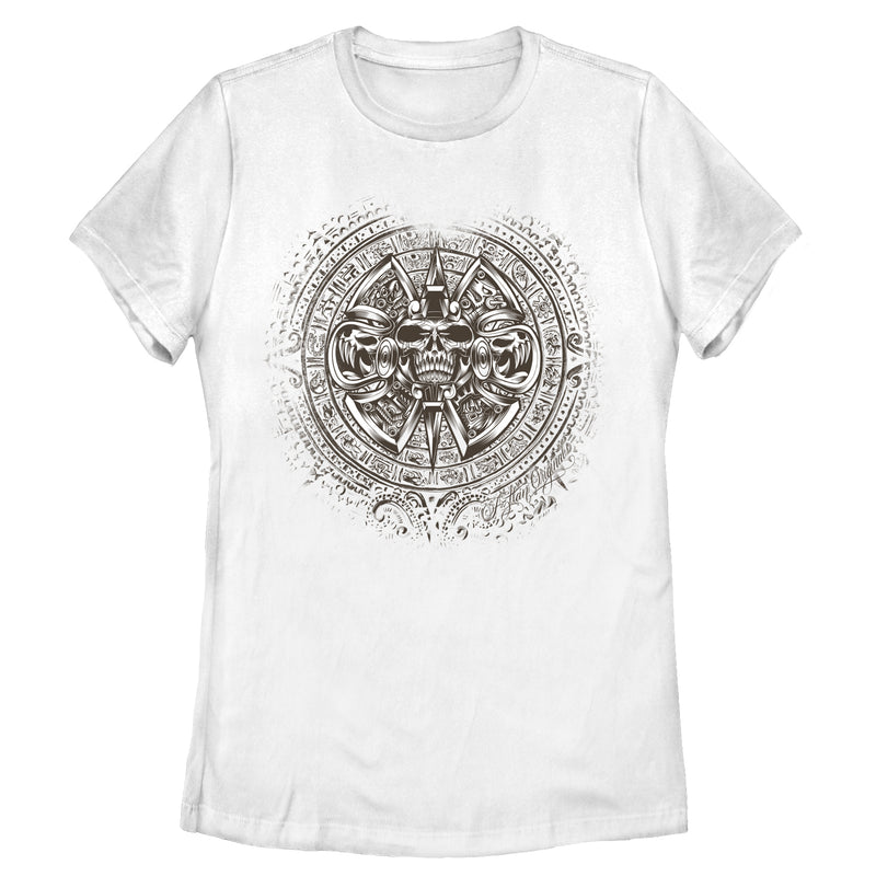 Women's Aztlan Aztec Calendar Stone T-Shirt