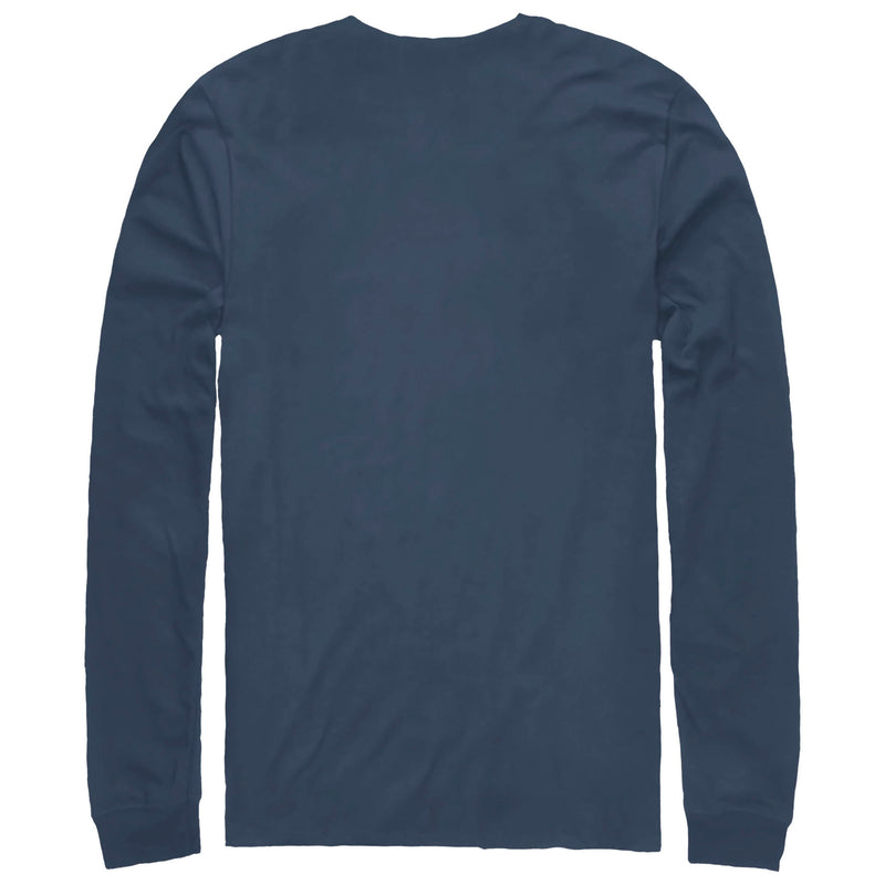 Men's Lightyear Star Command Distressed Logo Long Sleeve Shirt