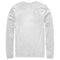 Men's Zack Snyder Justice League Superman Silver Logo Long Sleeve Shirt