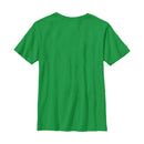 Boy's Batman St. Patrick's Day Riddler Who Needs Luck Distressed T-Shirt