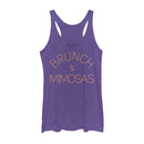 Women's CHIN UP Brunch and Mimosas Racerback Tank Top